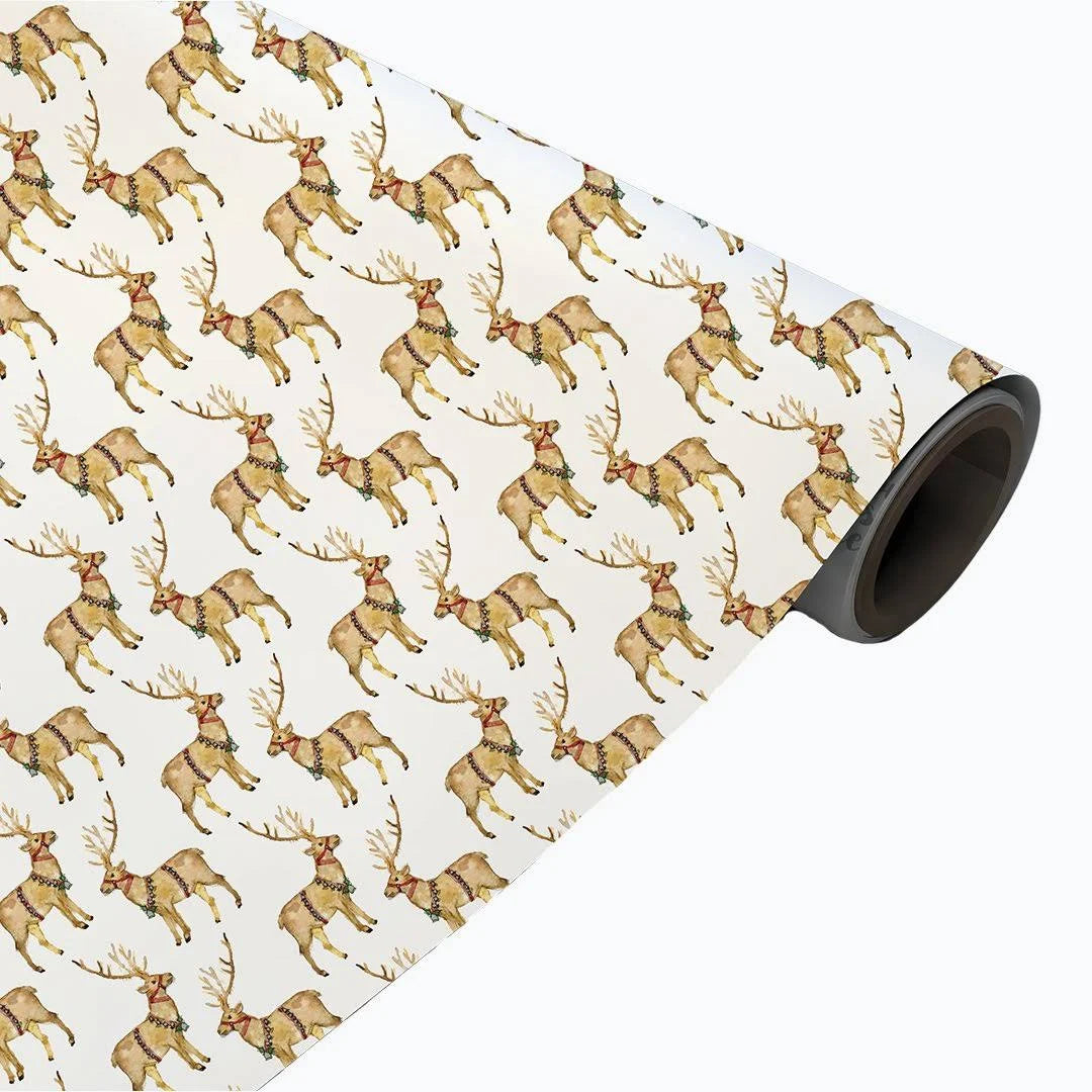 Reindeer Reversible Wrapping Paper