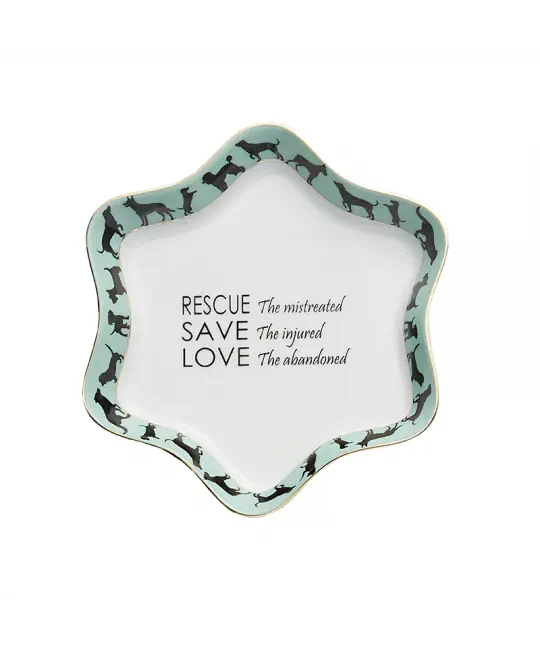 Rescue, Save, Love Ring Tray