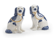 Roxie Twins - Blue & White Dog Pair