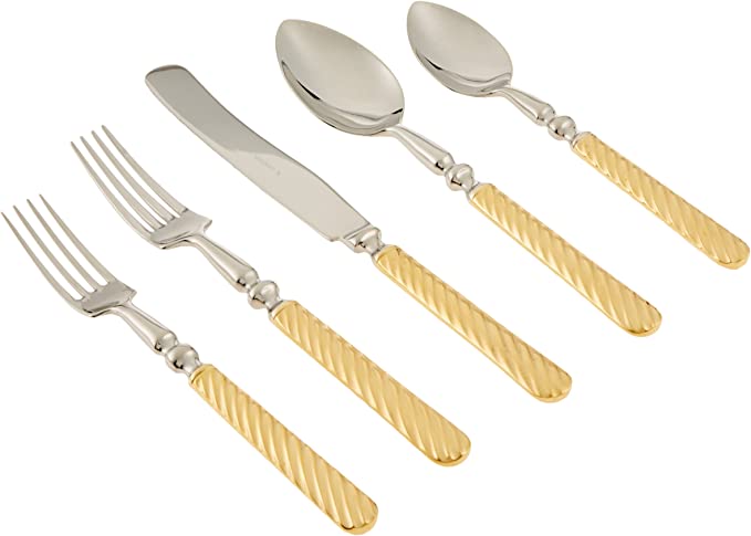 Sobor Gold Handle 5Pc Place Setting