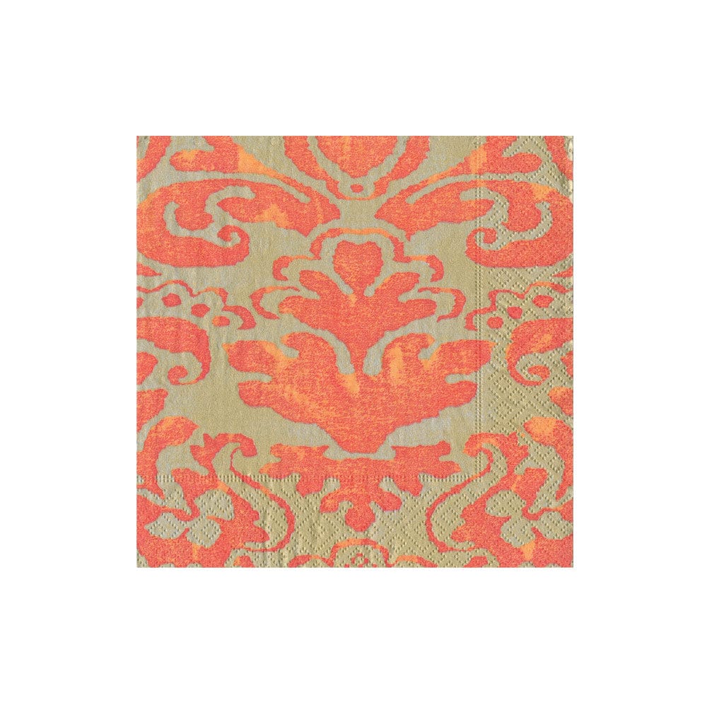 Coral Palazzo Paper Cocktail Napkins