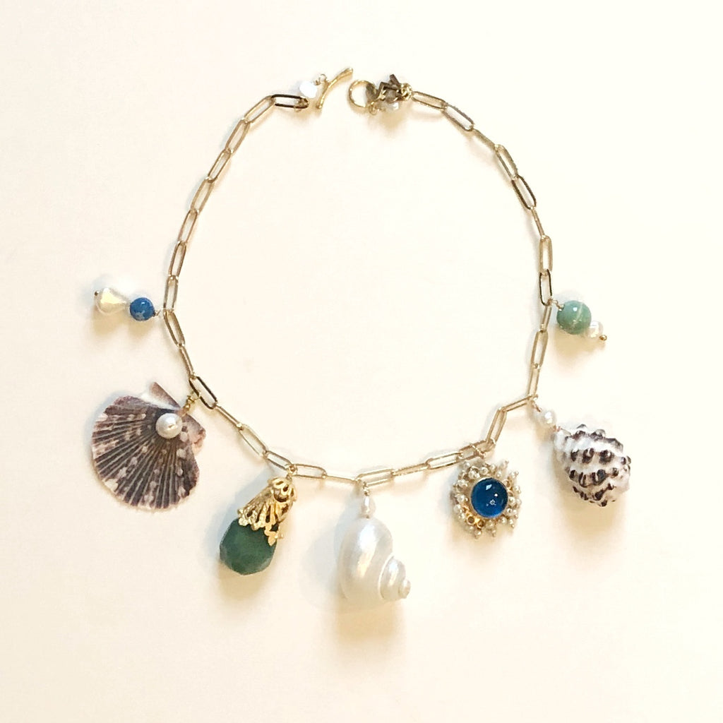 Dunmore in Blue Kelp Necklace