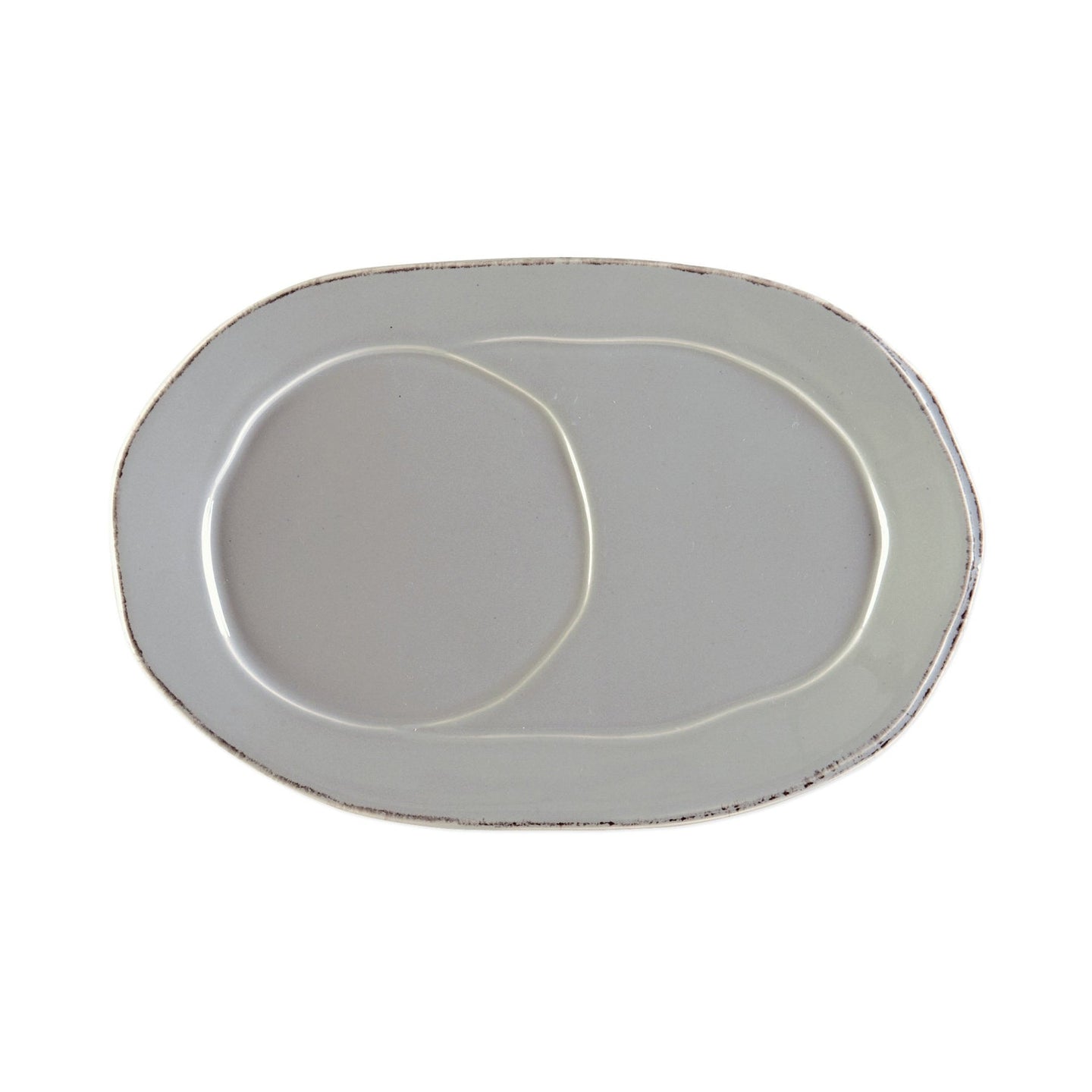 Lastra Gray Oval Tray (Discontinued)