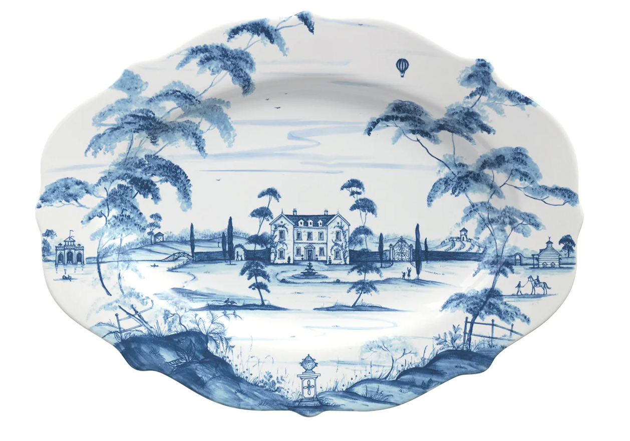 Country Estate Delft Blue Serveware