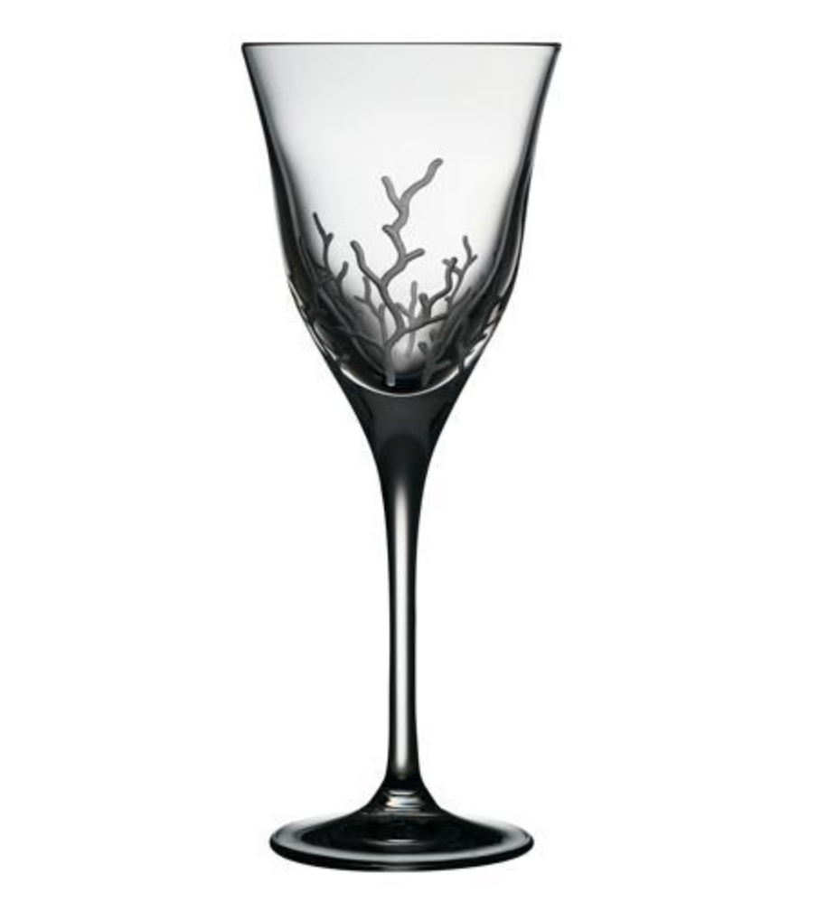 Coral Wine Glass