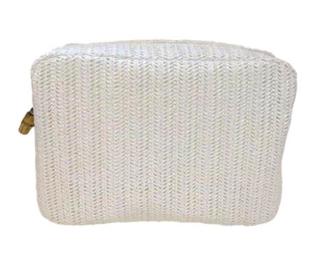 Big Glam Bag - Straw White