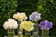 Hydrangea Silk Flower Bud Vase