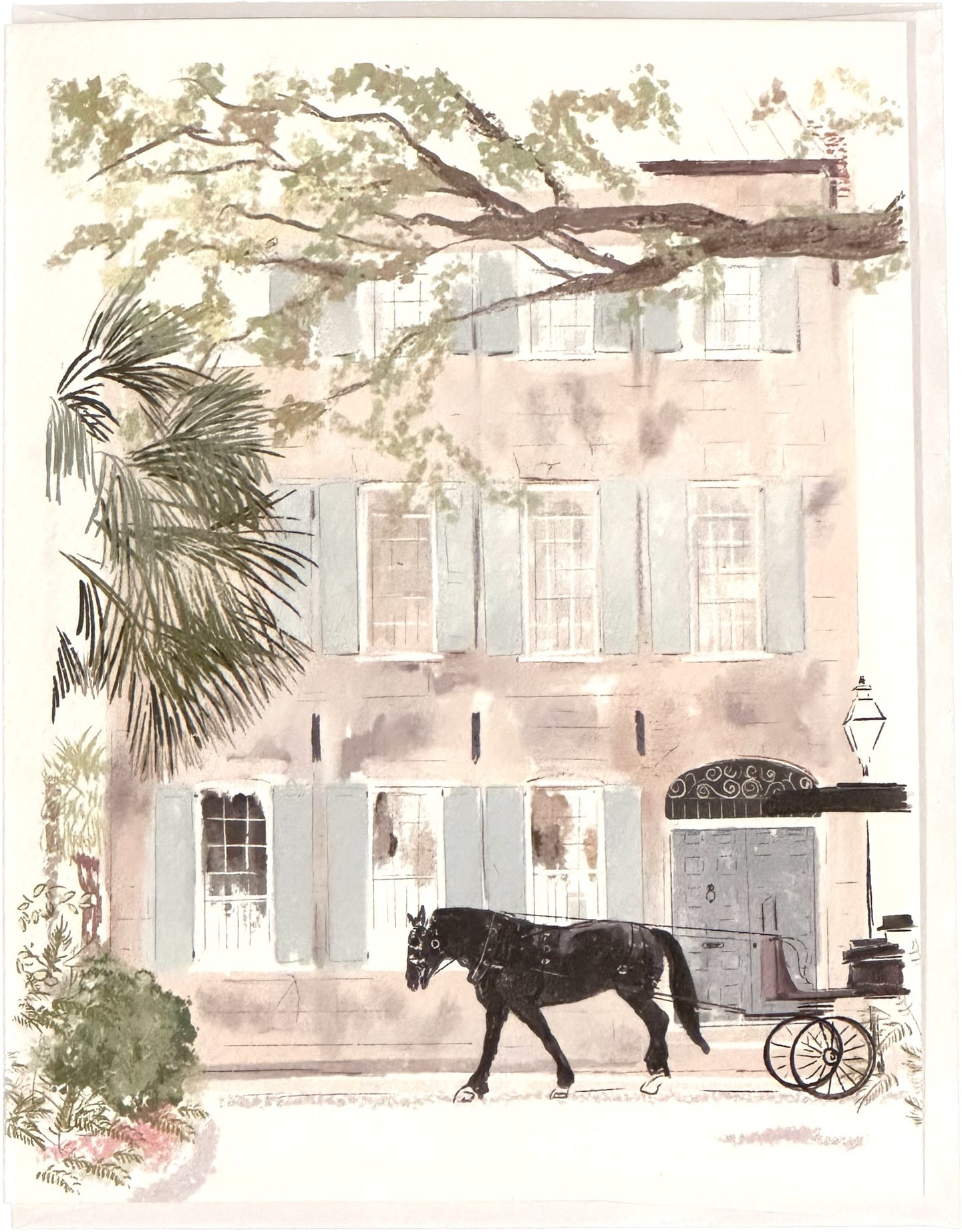 Carriage Ride Greeting Card
