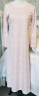 Leopard Long Gown - Pink