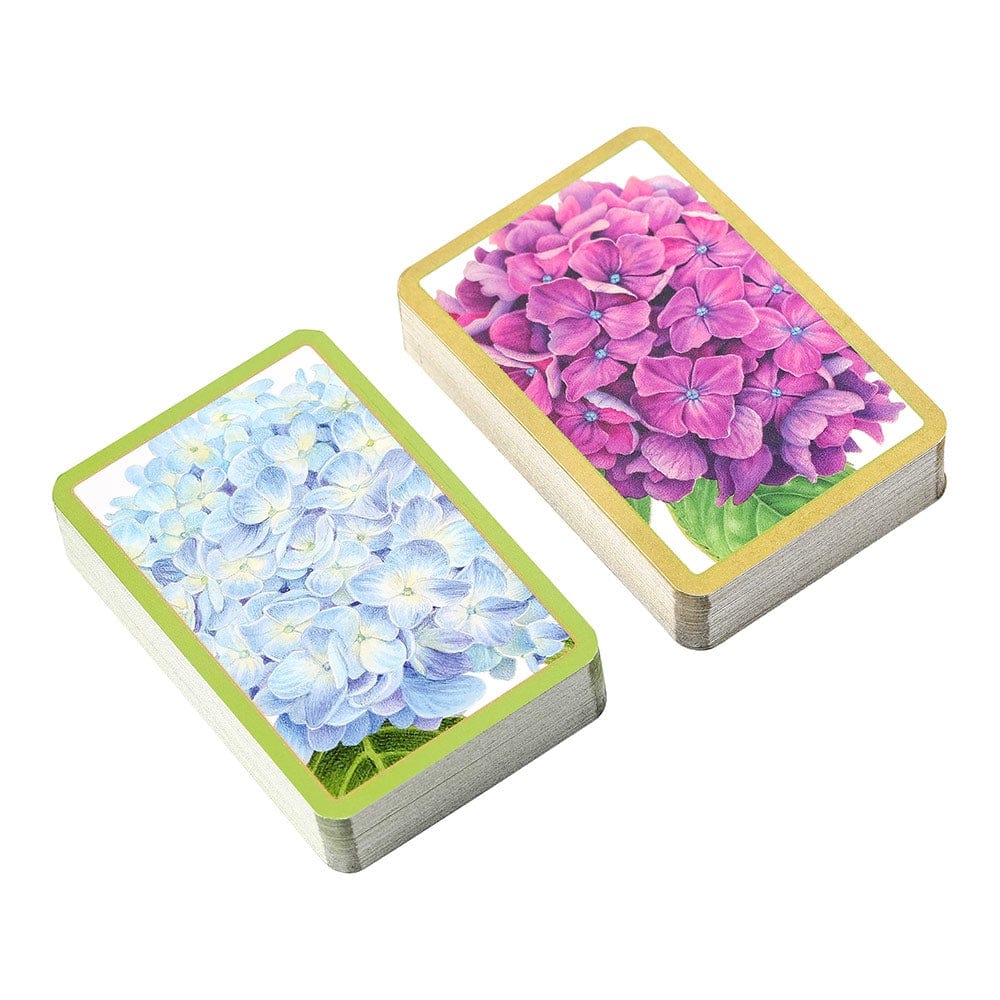 Playing Cards Jumbo Type - Hydrangea Garden